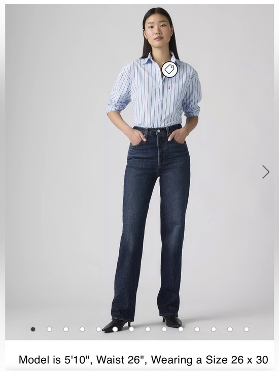 Levi's Denim - Levi's Dark Indigo Straight Leg Jeans